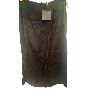 Dress Forum Black Patterned Skirt